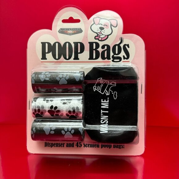 Poop Bag Dog "WASN'T ME" | 45 Scented NWT - Picture 1 of 3